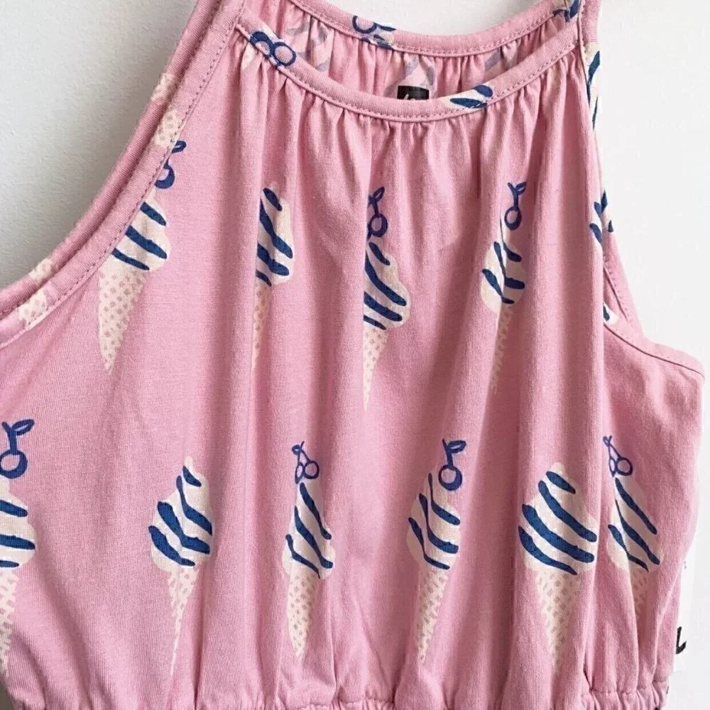 NWT Tea Collection Pink Ice cream Dress, 12 Years